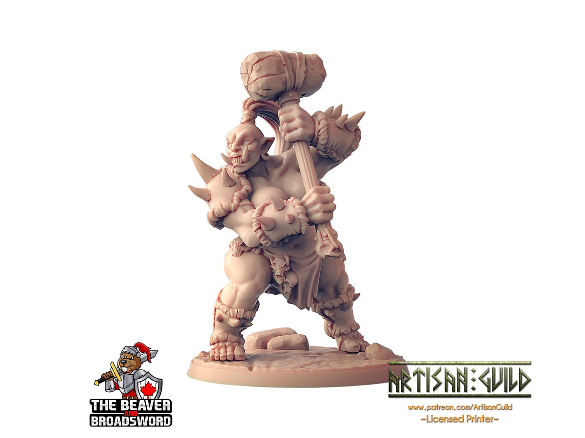 Female Ogre Marauder with Club - Artisan Guild | DnD | Fighter | Barbarian | Monster | Pathfinder | TTRPG | Wargaming | Frostgrave, Giant-1