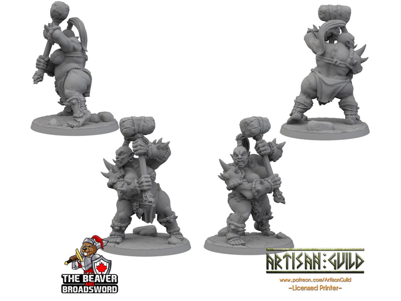 Female Ogre Marauder with Club - Artisan Guild | DnD | Fighter | Barbarian | Monster | Pathfinder | TTRPG | Wargaming | Frostgrave, Giant-2