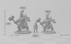 Female Ogre Marauder with Club 2 - Artisan Guild | DnD | Fighter | Barbarian | Monster | Pathfinder | TTRPG | Wargaming | Frostgrave, Giant-3
