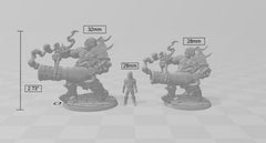 Male Ogre Marauder with Cannon - Artisan Guild | DnD | Fighter | Barbarian | Monster | Pathfinder | TTRPG | Wargaming, Frostgrave, Artillery-3