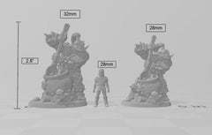 Ogre with Dwarf Stew - Artisan Guild | DnD | Fighter | Barbarian | Monster | Pathfinder | TTRPG | Wargaming, Frostgrave, Cook, Chef, Hero-3