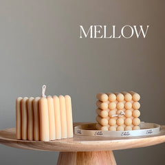 Handmade Cube Soy Candle | Unique Decorative Pillar Candle-5