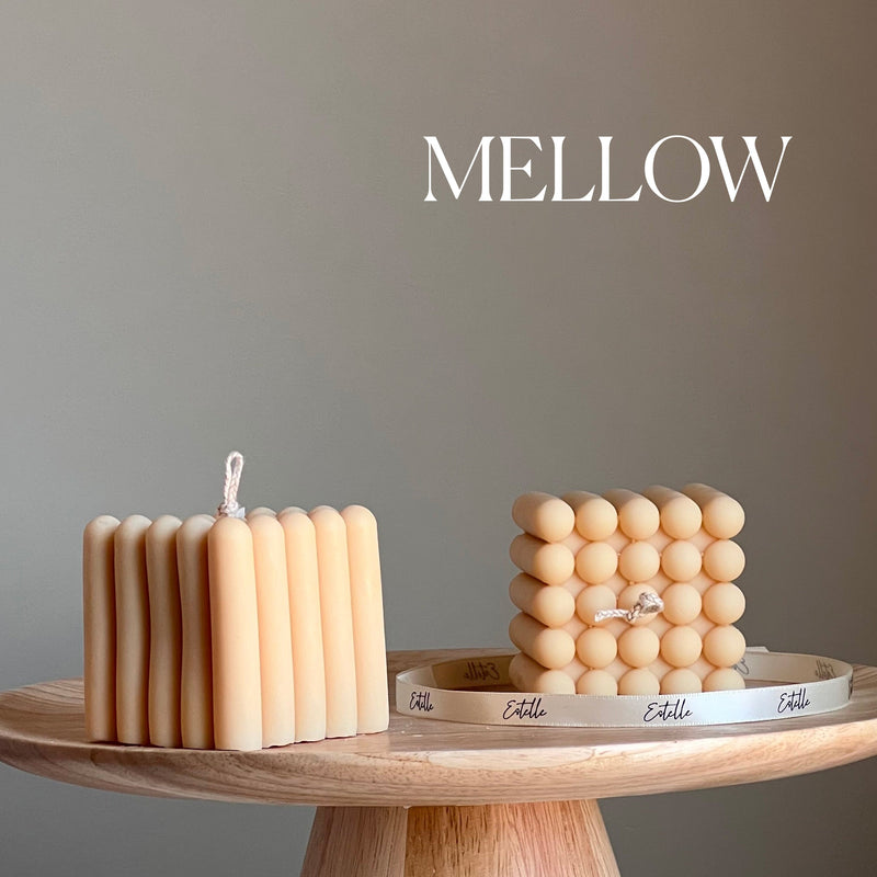 Handmade Cube Soy Candle | Unique Decorative Pillar Candle-5