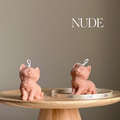 Handmade Kitty Soy Candle | Decorative Pillar-3