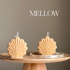 Handmade Shell Soy Candle: Sculptural Home Decor-4