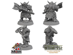 Female Dwarven Defender dnd mini with Axe - Artisan Guild | Fighter | Barbarian | Dwarf | Cleric | Paladin | Pathfinder | TTRPG, Wargaming-2