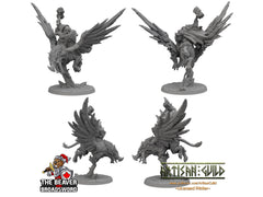Dwarven warrior on Gryphon dnd mini - Artisan Guild | Fighter | Barbarian | Dwarf | Cleric | Paladin | Pathfinder | TTRPG, Wargaming cavalry-2