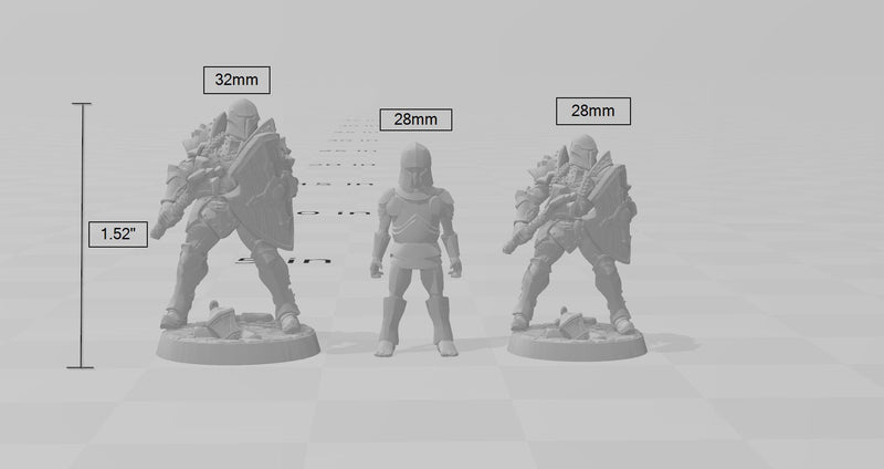 Heavy Armored Female Human Fighter dnd Mini - Artisan Guild | Barbarian | Knight | Cleric | Paladin, Pathfinder, TTRPG, Wargaming, Warrior-3