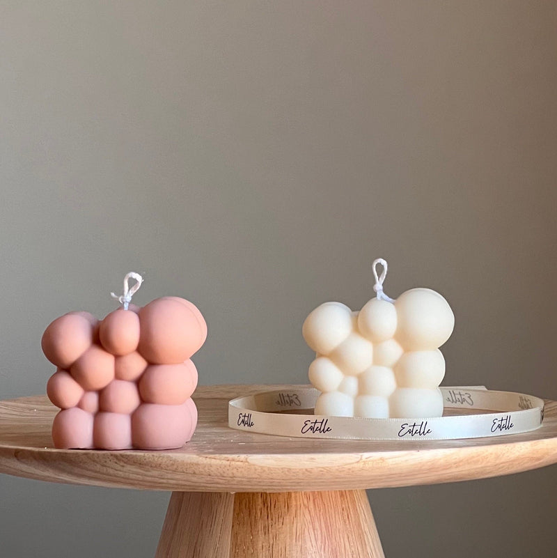 Handmade Bubble Soy Candle | Home Decor-1