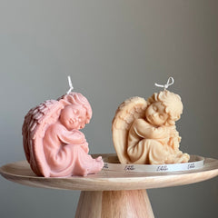 Sculptural Angel Soy Wax Candle | Home Decor-1
