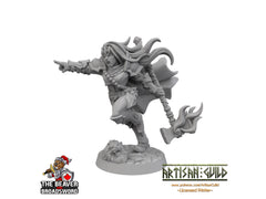 Ascended Human Female Fighter dnd mini - Artisan Guild | Aasimar | Angel | Knight | Cleric, Paladin, Pathfinder, TTRPG, Wargaming, Warrior,-2