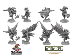 Ascended Human Female Fighter dnd mini - Artisan Guild | Aasimar | Angel | Knight | Cleric, Paladin, Pathfinder, TTRPG, Wargaming, Warrior,-3