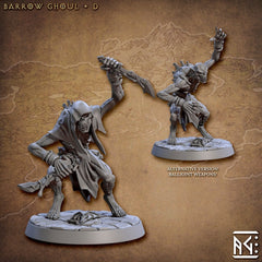 Barrow Ghouls  28/32mm mini set - Artisan Guild | Zombie | Undead | Necromancer | Lich | Monster | Fantasy | Pathfinder | Wargaming | Grave-6