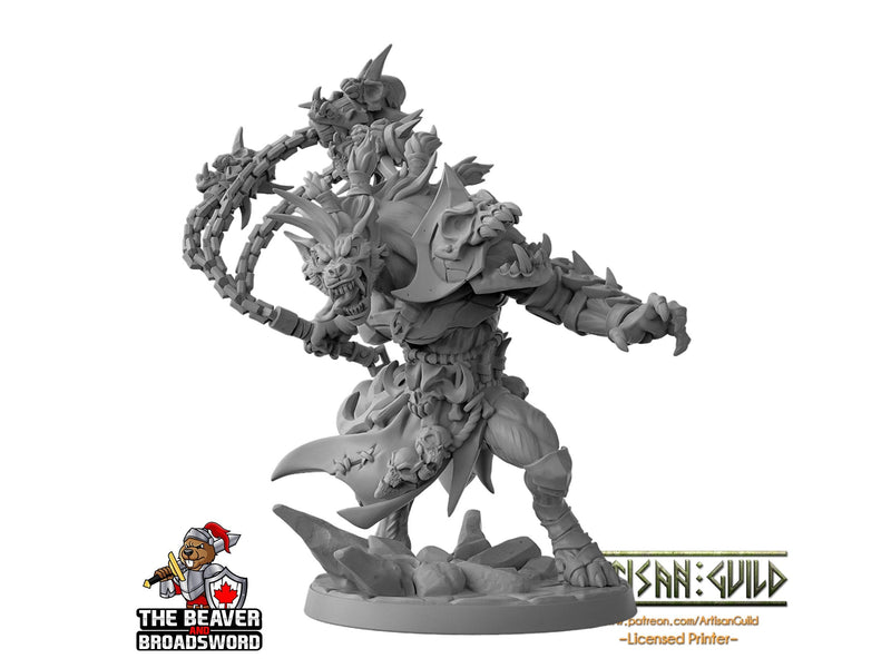 Yenogra the Matriarch  28/32mm dnd mini - Artisan Guild | Monster | Pack | Hyena | Fighter | Desert | Fantasy | Pathfinder | Wargaming-1