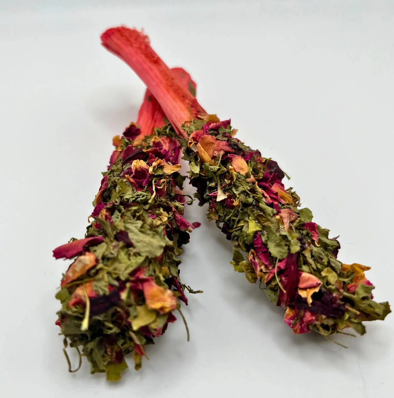 Floral-Dipped Sweet Bamboo Sticks-1