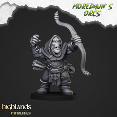 Orc Archers - Highlands Miniatures | Goblin | Black Orc | Ork | Orcs | Warrior | Fantasy | Pathfinder | Wargaming | Squad | Bowmen | Ranged-6