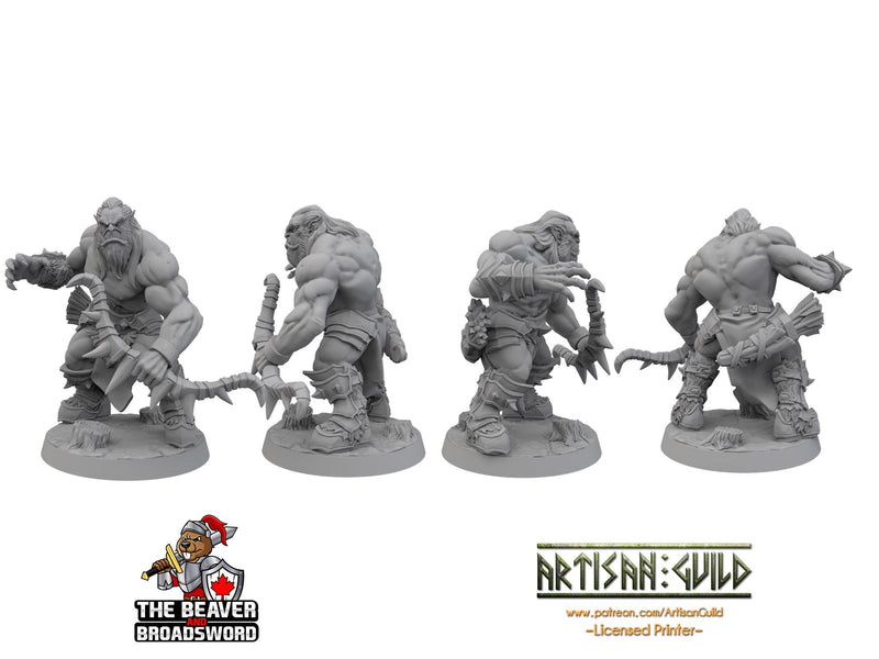 Male Orc Ranger dnd mini - Artisan Guild | Barbarian | Warrior | Fighter | Goblinoid, Pathfinder, TTRPG, Wargaming Monster-2