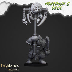 Armored Orc Warriors - Highlands Miniatures | Goblin | Black Orc | Ork | Orcs | Warrior | Fantasy | Pathfinder | Wargaming | Squad | Heavy-8