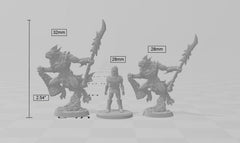 Sahuagin warrior A dnd mini - Artisan Guild | Fish | Fighter | Kuo-toa | Underwater | Pathfinder | Locathah | TTRPG, Wargaming, Monster-3