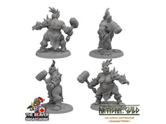 Female Ogre Marauder with Club 2 - Artisan Guild | DnD | Fighter | Barbarian | Monster | Pathfinder | TTRPG | Wargaming | Frostgrave, Giant-2