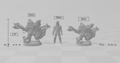 dwarven bard dnd mini - Artisan Guild | Fighter | Barbarian | Dwarf | Skald | Paladin | Pathfinder | TTRPG, Wargaming | Horn, Male, Mountain-3