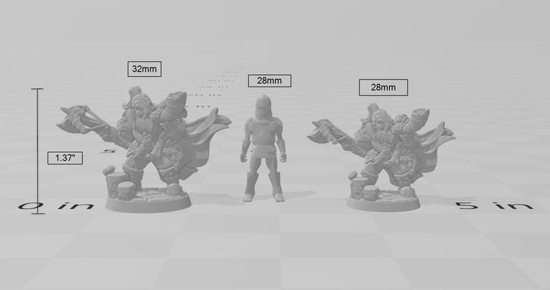 dwarven bard dnd mini - Artisan Guild | Fighter | Barbarian | Dwarf | Skald | Paladin | Pathfinder | TTRPG, Wargaming | Horn, Male, Mountain-3