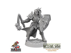 Female Human Fighter dnd Mini - Artisan Guild | Barbarian | Knight | Cleric | Paladin, Pathfinder, TTRPG, Wargaming, Warrior-1