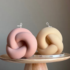 Handmade Knot Candle: Trendy Vegan Home Decor-2