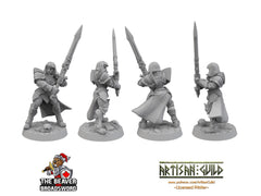 Female Human Fighter dnd Mini with Greatsword dnd mini - Artisan Guild | Barbarian | Knight | Cleric | Paladin, Pathfinder, TTRPG, Wargaming-2