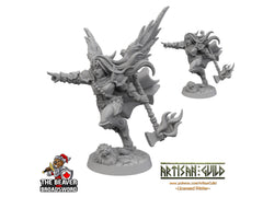 Ascended Human Female Fighter dnd mini - Artisan Guild | Aasimar | Angel | Knight | Cleric, Paladin, Pathfinder, TTRPG, Wargaming, Warrior,-1