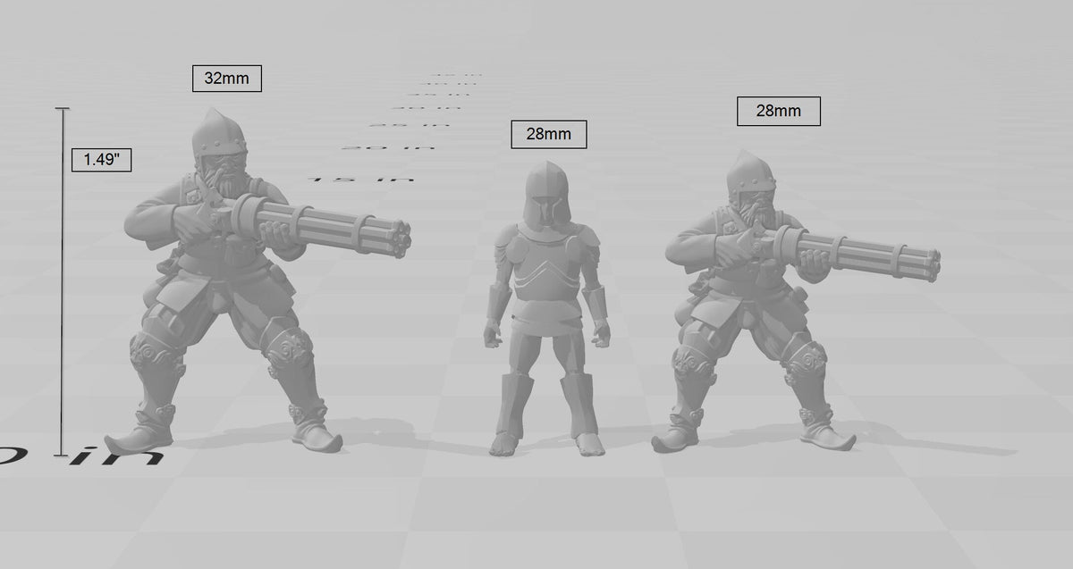 City Watch Guardsman 4 dnd mini - Vae Victis | Fighter | Paladin | Human  | Male | Guard | Knight | Pathfinder, TTRPG, Wargaming, Frostgrave-2