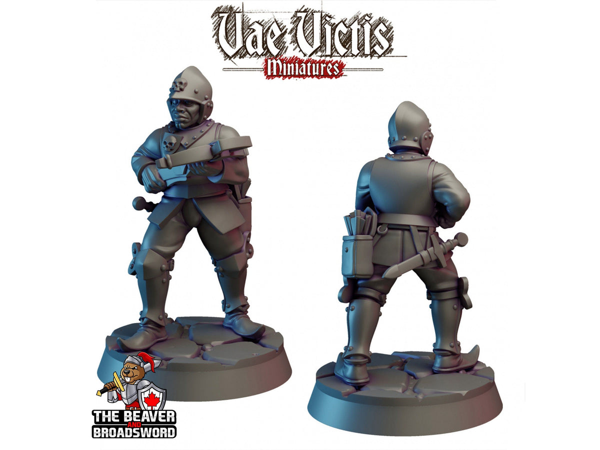 City Watch Guardsman 5 dnd mini - Vae Victis | Fighter | Paladin | Human  | Male | Guard | Knight | Pathfinder, TTRPG, Wargaming, Frostgrave-1