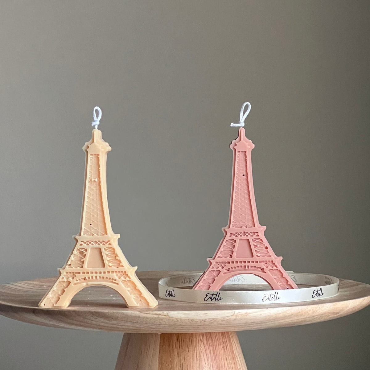 Eiffel Tower Soy Candle: Handmade Decorative Pillar Candle-1