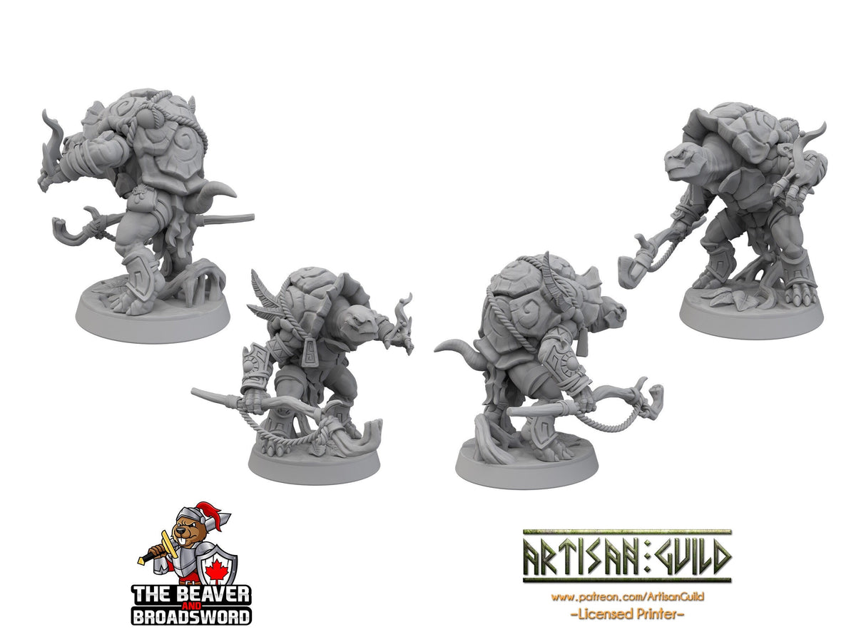 Turtlekin druid mini - Artisan Guild | DnD | Turtle | Tortle | Wizard | Sorcerer | Underwater | Pathfinder | Tortanian | TTRPG, Wargaming-2