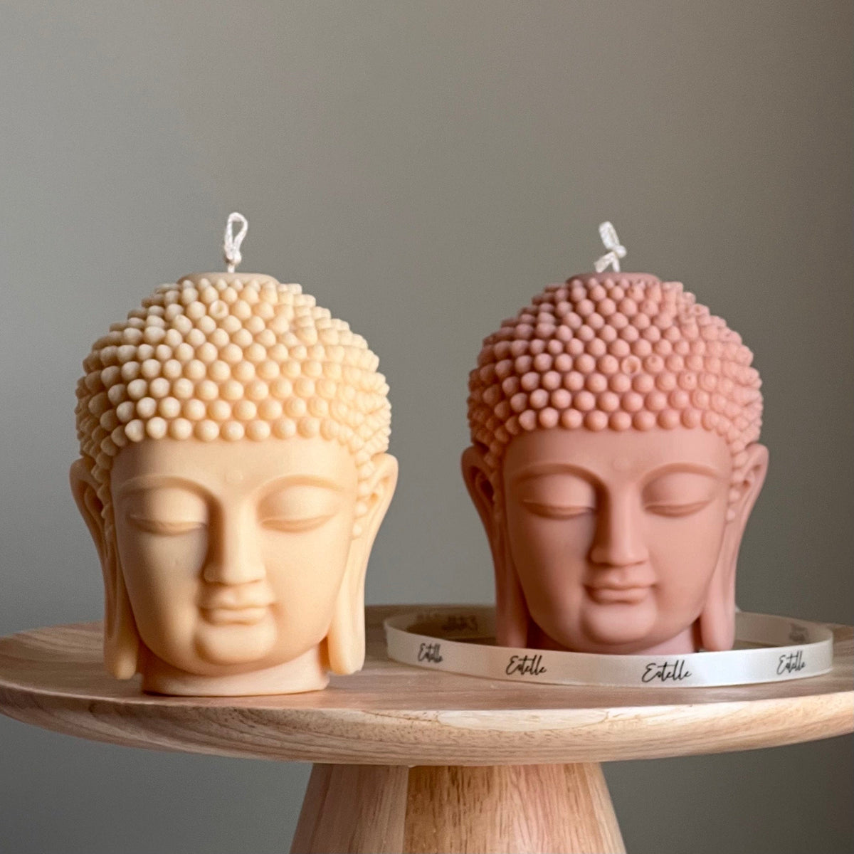 Buddha Bust Candle | Sculptural Soy Wax Statue-1