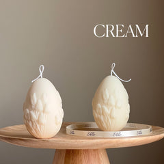Easter Egg Tulip Soy Candle: Handmade Spring Decor-3