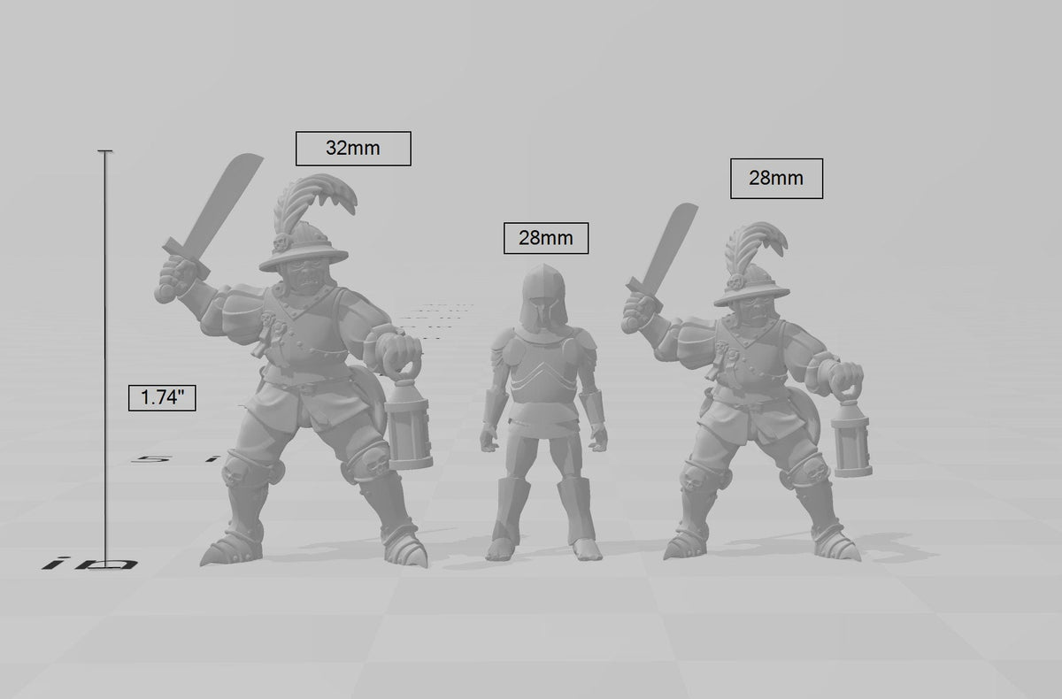 City Watch Guardsman 2 dnd mini - Vae Victis | Fighter | Paladin | Human  | Male | Guard | Knight | Pathfinder, TTRPG, Wargaming, Frostgrave-2