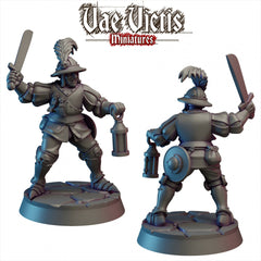 6 City Watch Guardsman mini set - Vae Victis | Unit | Fighter | Paladin | Human  | Male | Guard | Knight | Pathfinder, TTRPG, Wargaming,-5