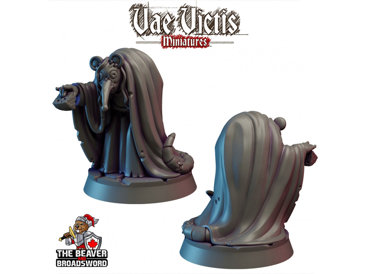 Rat Herder dnd mini - Vae Victis | Villager | Townfolk | City | Village | Animal | Weird | Pathfinder, TTRPG, Wargaming, Gothic, Frostgrave-1