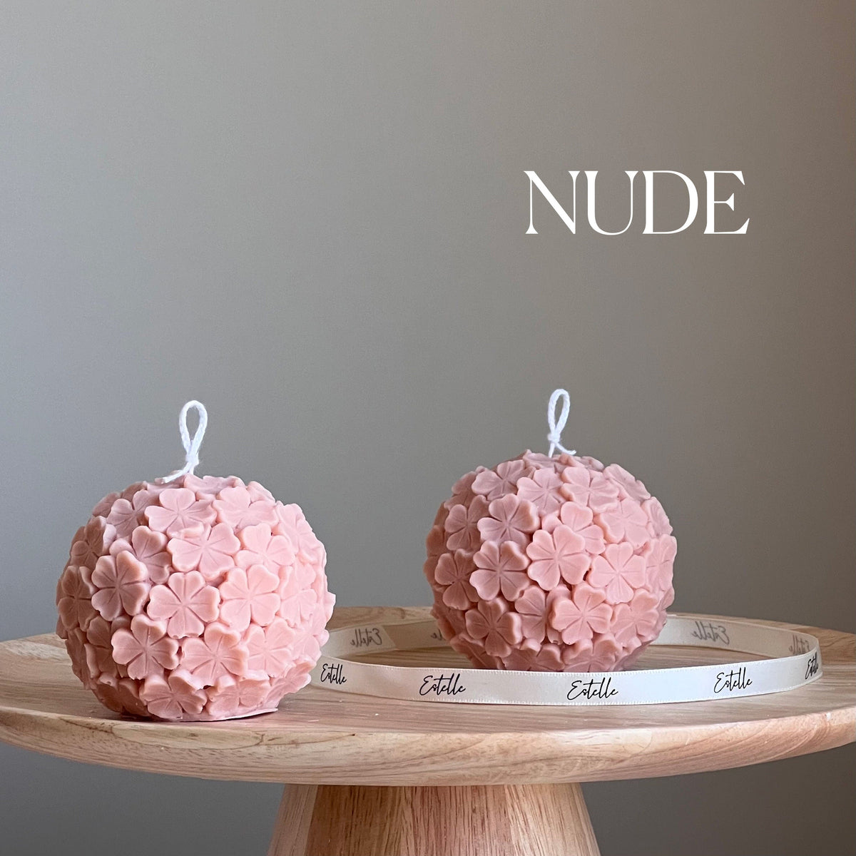 Clover Ball Soy Wax Candle: Handmade Decorative Candle-2