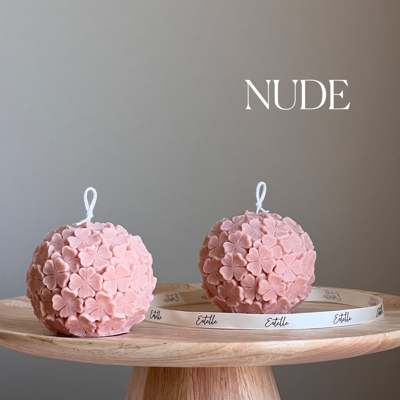 Clover Ball Soy Wax Candle: Handmade Decorative Candle-2