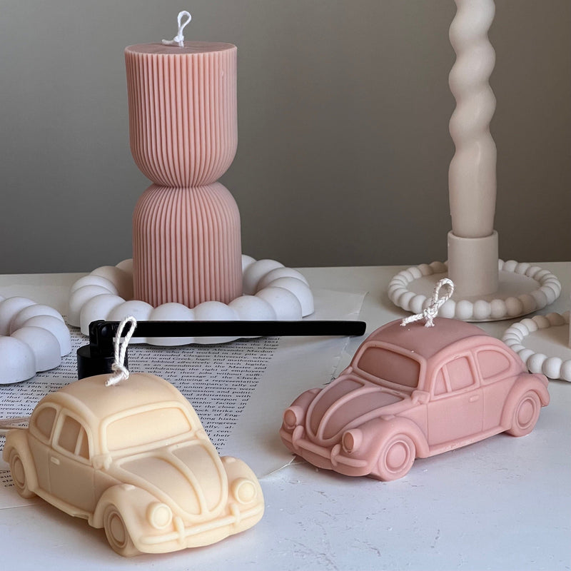 VW Beetle Candle | Vegan Soy Wax Car Candle-1
