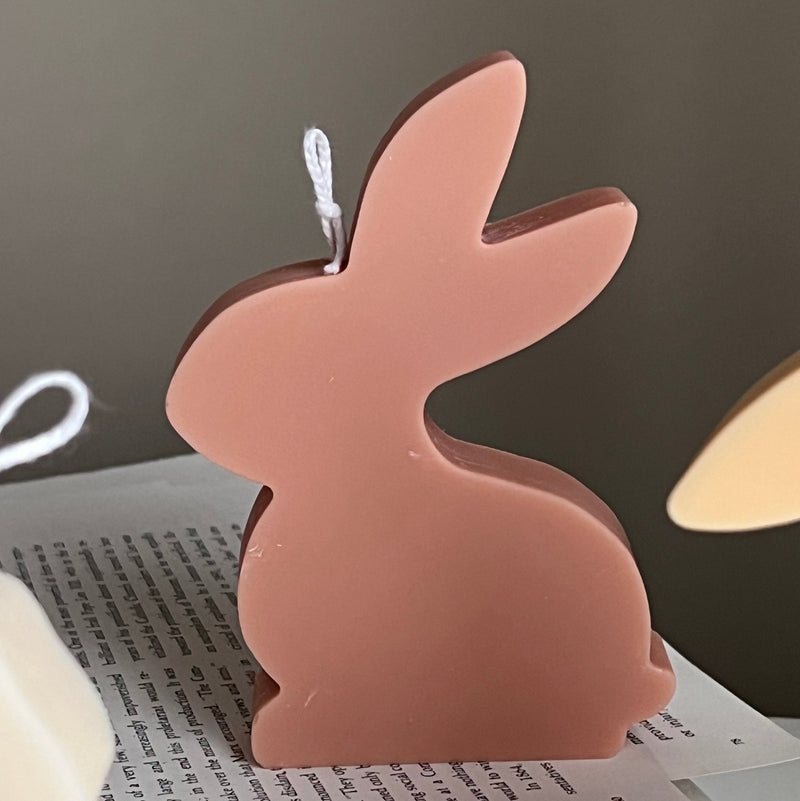 Easter Bunny Soy Candle Set: Pastel Spring Decor-6