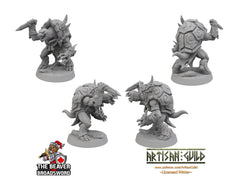 Turtlekin warlock mini - Artisan Guild | DnD | Turtle | Tortle | Wizard | Sorcerer | Underwater | Pathfinder | Tortanian | TTRPG, Wargaming-2