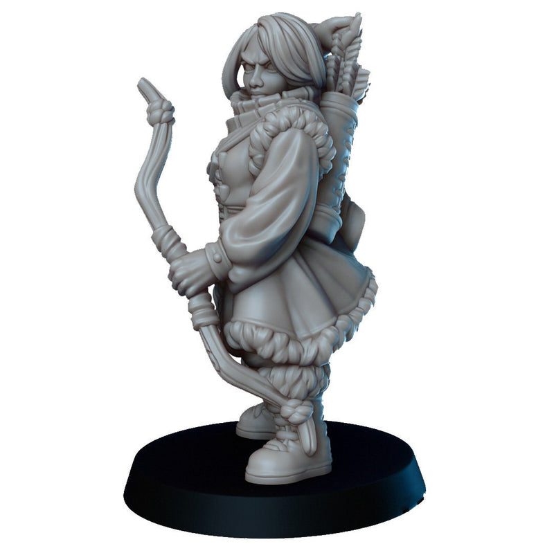 Winter adventure mini Set - Vae Victis | DnD | Ice | Snow | Arctic | Family | Human |  Villagers | Commoner | Pathfinder |  Townsfolk-4