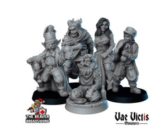 Underground People mini Set - Vae Victis | DnD | black market | Beggars | Thief | Assassin | Human | Commoners | Pathfinder |  City Folk-1