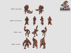 The Clockwork Adventures 23 Mini Set - EC3d | DnD | Steampunk | Automaton | Fighter | Villagers | City | Pathfinder | Human, TTRPG Wargaming-4