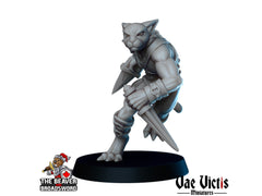Gladiators mini Set - Vae Victis | DnD | Elf | Tabaxi | Goliath | Human | Arena | Fighter | Pathfinder |  Assassin | Wargaming-4