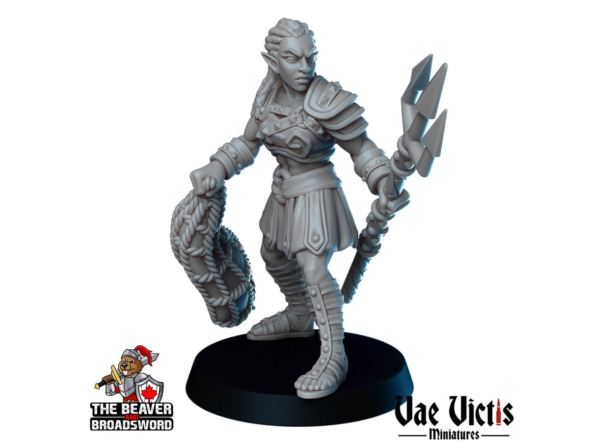 Gladiators mini Set - Vae Victis | DnD | Elf | Tabaxi | Goliath | Human | Arena | Fighter | Pathfinder |  Assassin | Wargaming-5