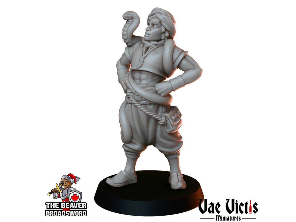 Desert Tribe Mini Set - Vae Victis | DnD | Human | Naga | Merchant | Oasis | Tabaxi | Merchant | Villagers |  Shaman, Wargaming | Pathfinder-6